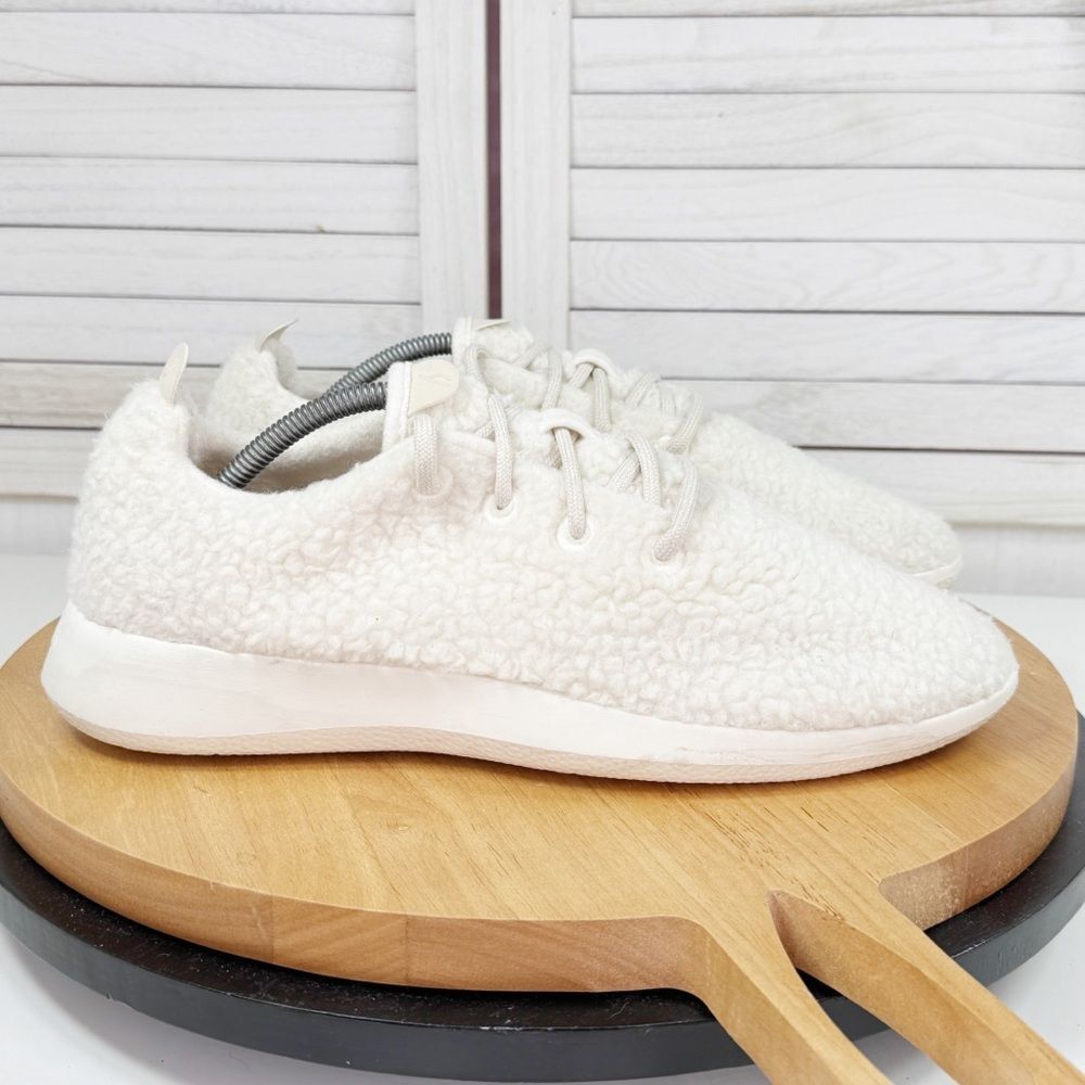 Allbirds Go Fluff Wool Runner Sneakers Shoes Ivory Cream Mens‎ 11